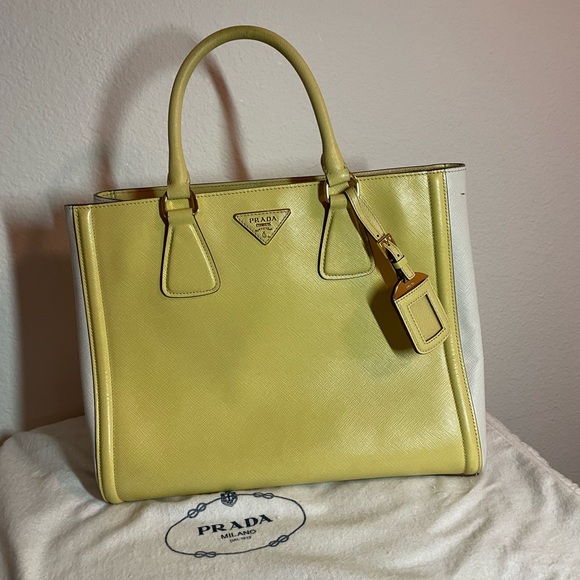 Prada Saffiano Handbag Tote - Picture 1 of 7